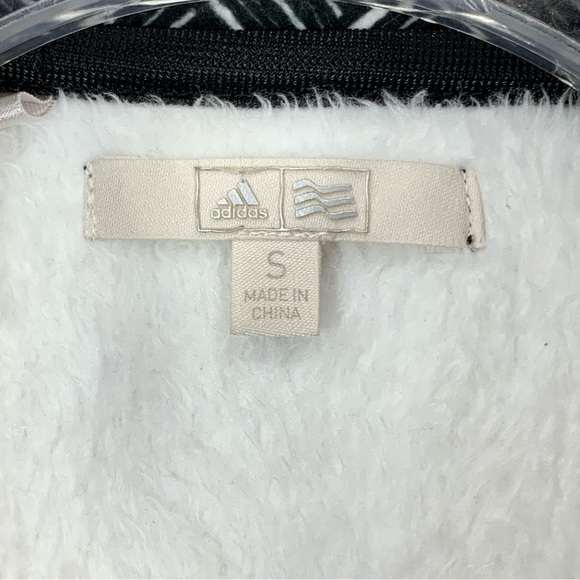 Adidas Women's Full Zip Geometric Print Faux Fur Lined Golf/Athletic Vest-Size S - Picture 14 of 16